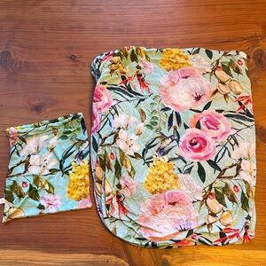 Posh Peanut Tuscan Teal Crib Sheet